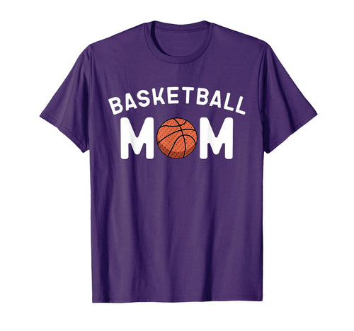 Basketball Mom Supportive Player Mama T-Shirt - Novelty Apparel Men Women - T-Shirt, Sweatshirt, Hoodie