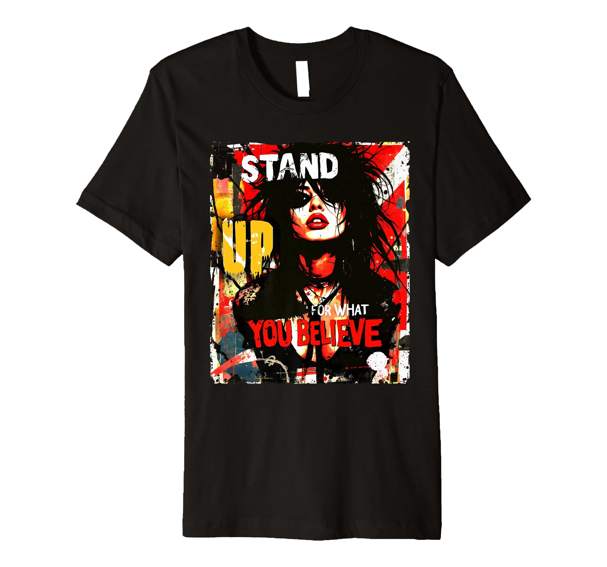 Punk Graffiti 90S Grunge Art Distressed T-Shirt - Unique Graphic for Adults - T-Shirt, Sweatshirt, Hoodie