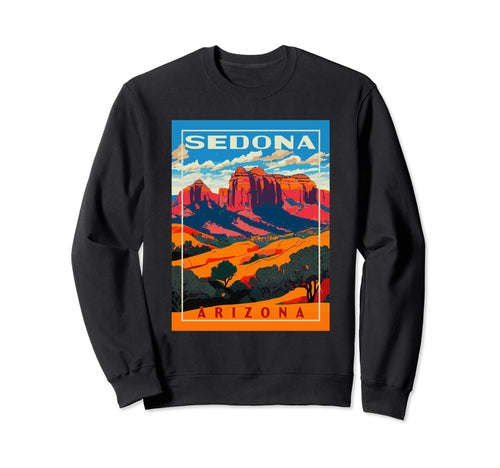Sedona Arizona Wpa National Sweatshirt - Casual Everyday Wear for Adults - T-Shirt, Sweatshirt, Hoodie