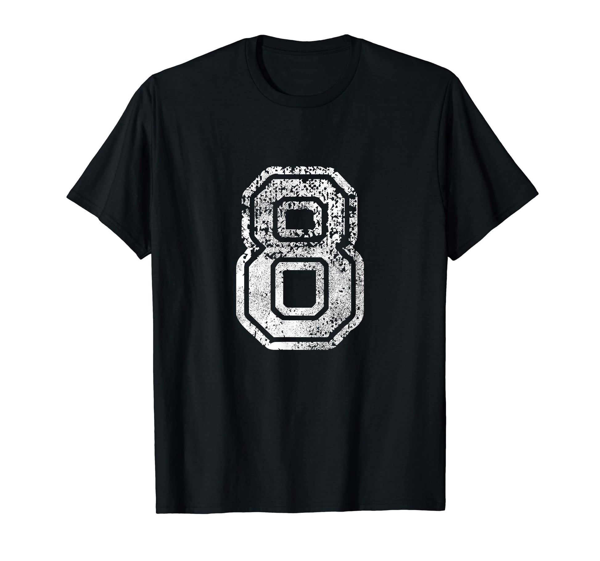 Jersey Number 8 Eight Football Number T-Shirt - Unique Graphic for Adults - T-Shirt, Sweatshirt, Hoodie