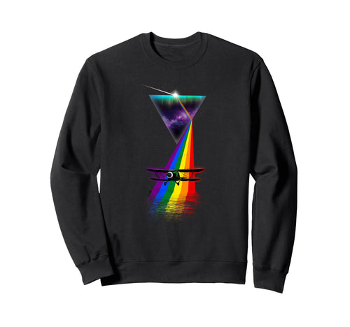 Prism Biplane Sweatshirt - Graphic Print Men Women - T-Shirt, Sweatshirt, Hoodie