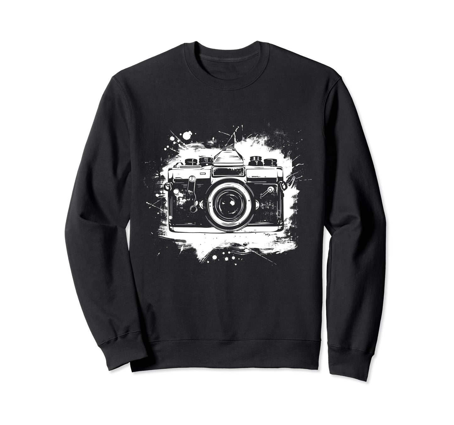 Camera Photography Watercolor Art Sweatshirt - Graphic Print Unisex - T-Shirt, Sweatshirt, Hoodie