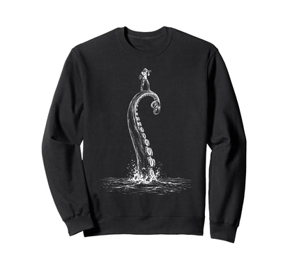 Photographer Octopus Camera Sweatshirt - Casual Everyday Wear Men Women - T-Shirt, Sweatshirt, Hoodie