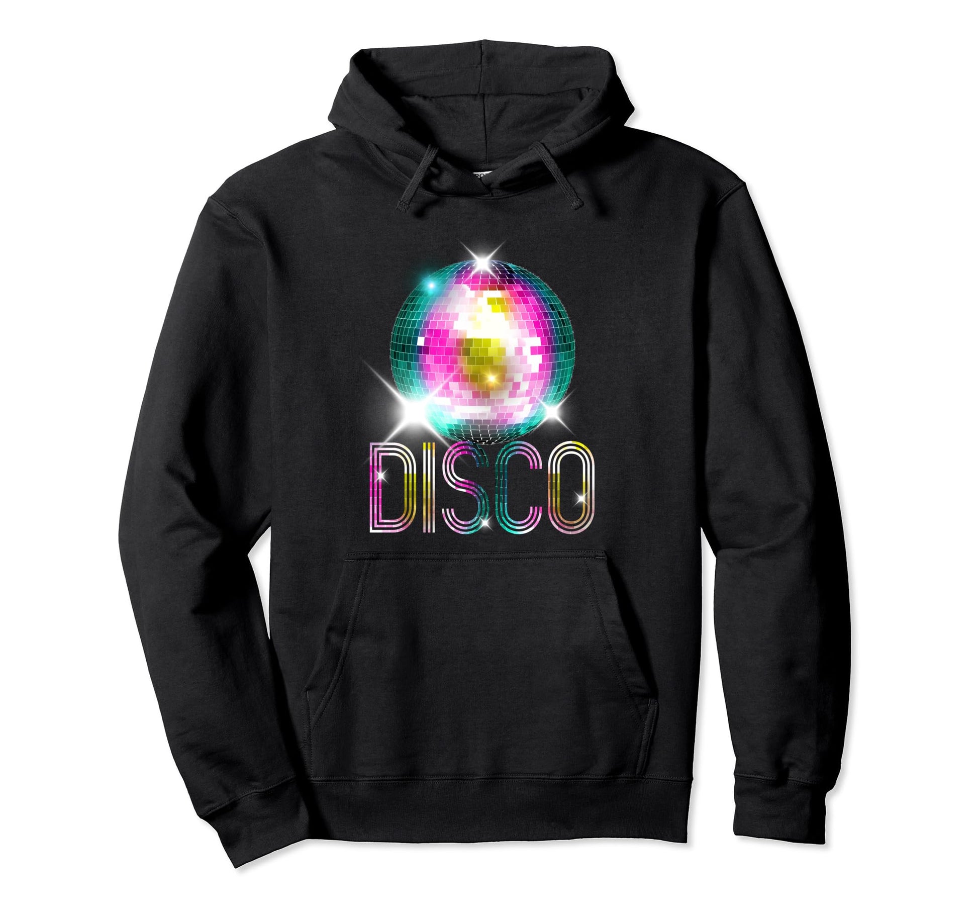 Disco Ball Dancing Hoodie - Graphic Print Unisex - T-Shirt, Sweatshirt, Hoodie