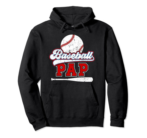 Baseball Pap Grandpa Best Pap Baseball Hoodie - Trendy Graphic Unisex - T-Shirt, Sweatshirt, Hoodie
