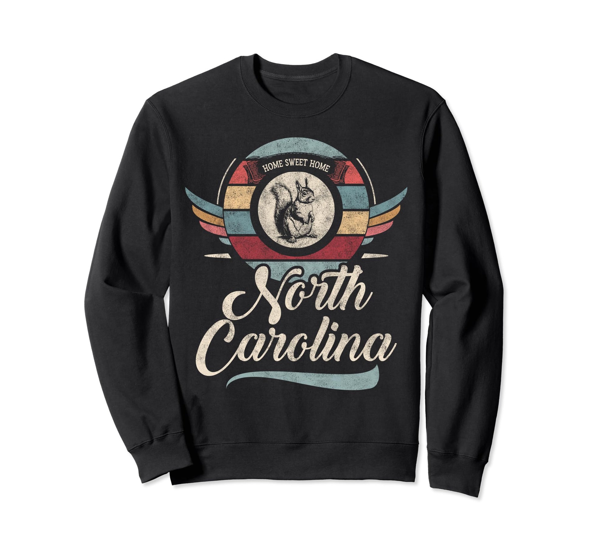 North Carolina State Animal Squirrel Sweatshirt - Graphic Print Unisex - T-Shirt, Sweatshirt, Hoodie