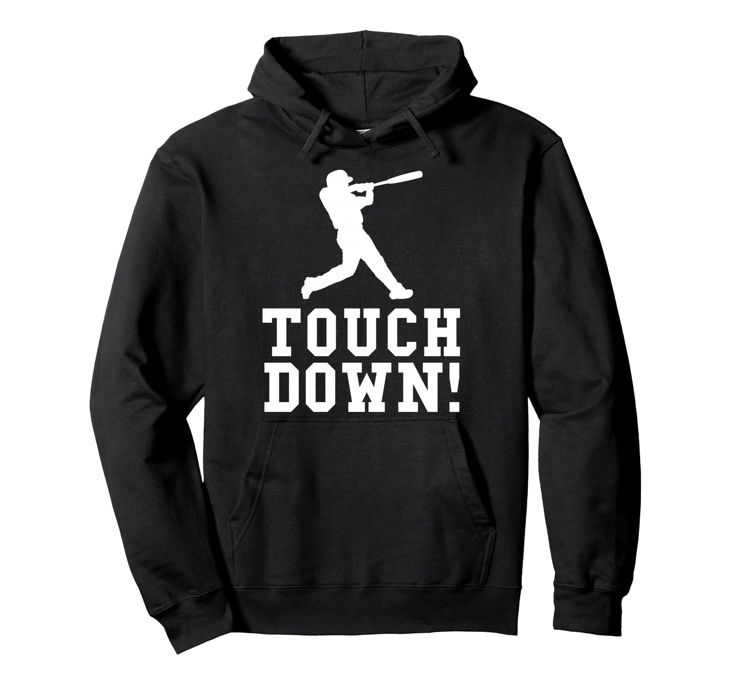 Funny Touchdown Baseball Football Sports Hoodie - Custom Art Print Unisex - T-Shirt, Sweatshirt, Hoodie