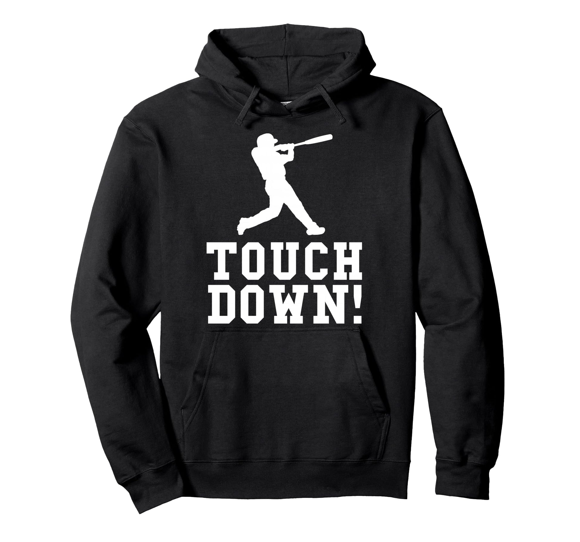 Funny Touchdown Baseball Football Sports Hoodie - Custom Art Print Unisex - T-Shirt, Sweatshirt, Hoodie