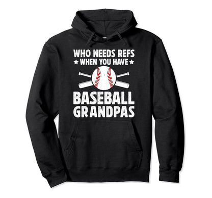 Baseball Grandpa Funny Grandpa Baseball Hoodie - Graphic Print for Adults - T-Shirt, Sweatshirt, Hoodie