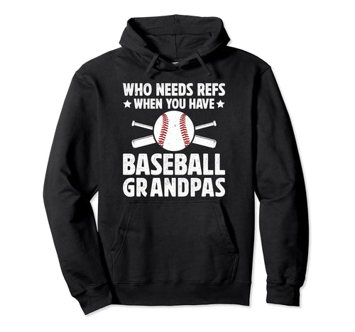 Baseball Grandpa Funny Grandpa Baseball Hoodie - Graphic Print for Adults - T-Shirt, Sweatshirt, Hoodie