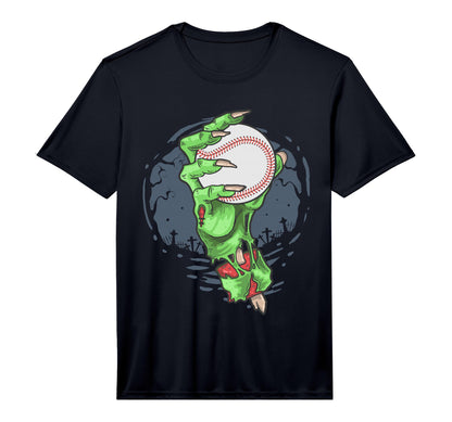 Baseball Zombie Hand Baseball Player T-Shirt - Graphic Print for Adults - T-Shirt, Sweatshirt, Hoodie