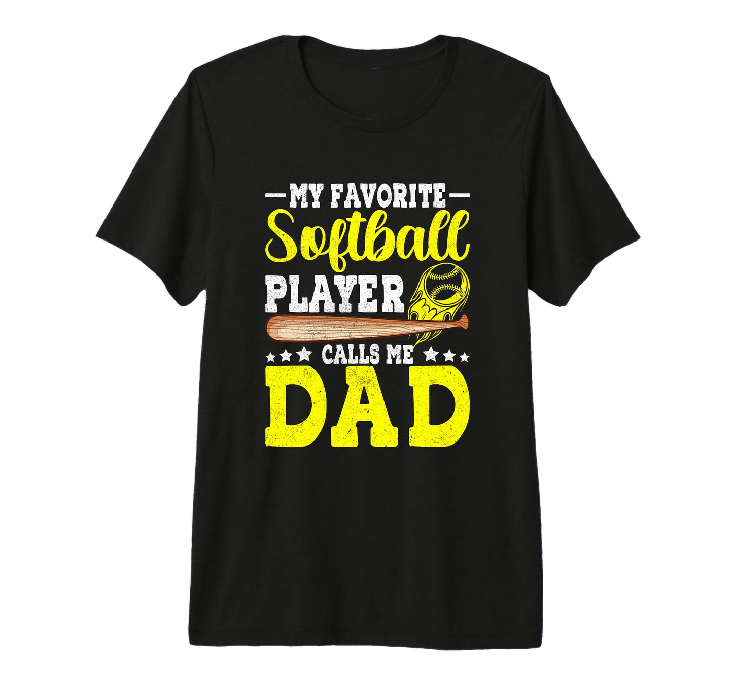 Funny Softball Dad Sports Team T-Shirt - Aesthetic Graphic for Adults - T-Shirt, Sweatshirt, Hoodie