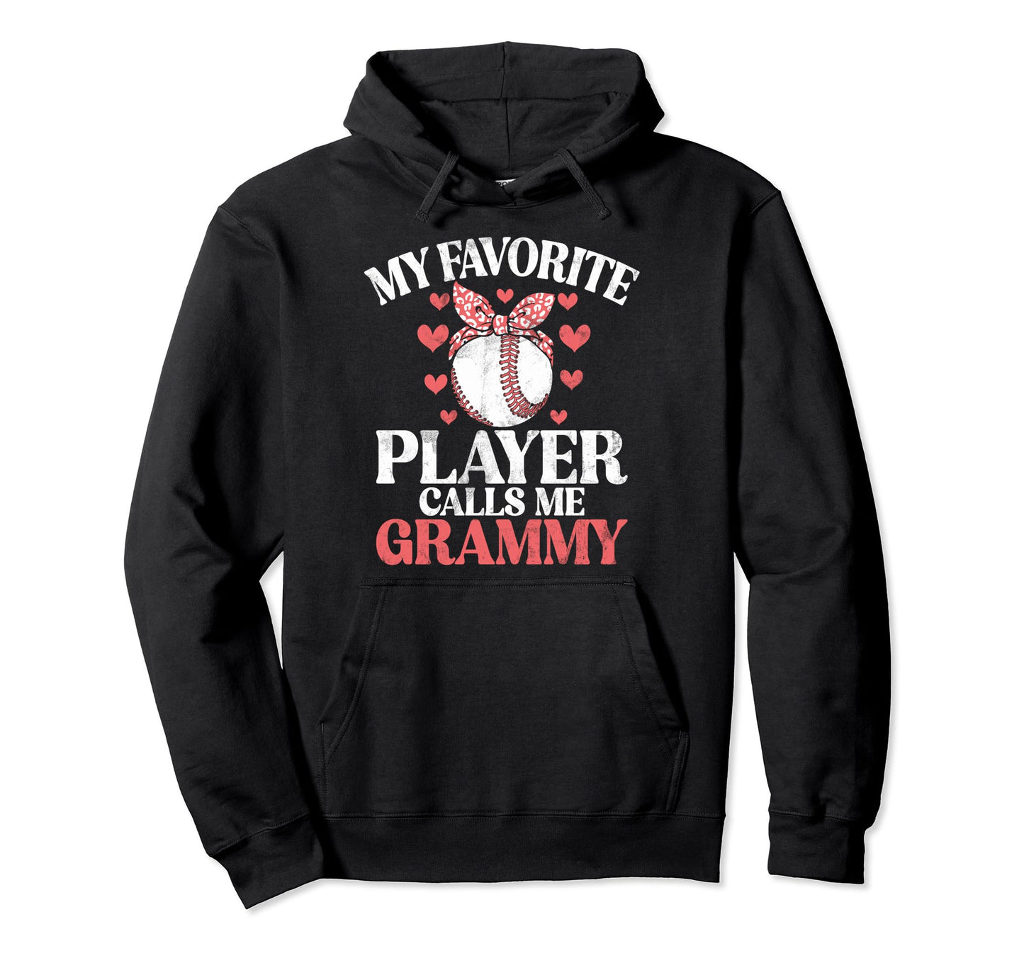 My Favorite Player Calls Me Grammy Hoodie - Minimalist Print Unisex - T-Shirt, Sweatshirt, Hoodie