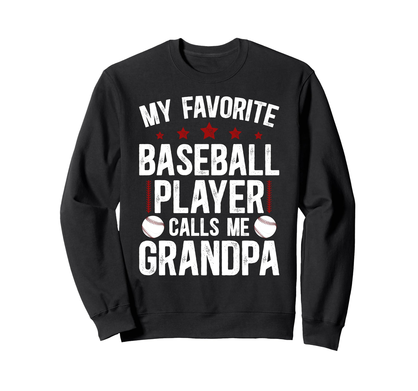 Proud Baseball Grandpa Baseball Sweatshirt - Aesthetic Graphic Men Women - T-Shirt, Sweatshirt, Hoodie
