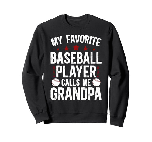 Proud Baseball Grandpa Baseball Sweatshirt - Aesthetic Graphic Men Women - T-Shirt, Sweatshirt, Hoodie