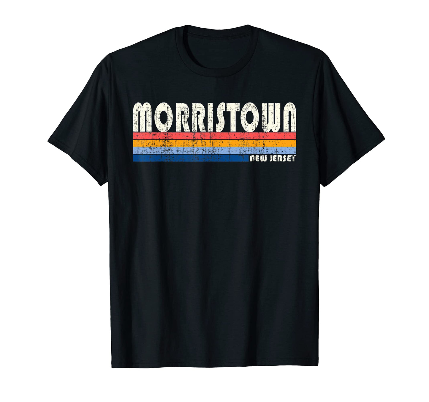70S 80S Morristown Nj T-Shirt - Custom Art Print Unisex - T-Shirt, Sweatshirt, Hoodie