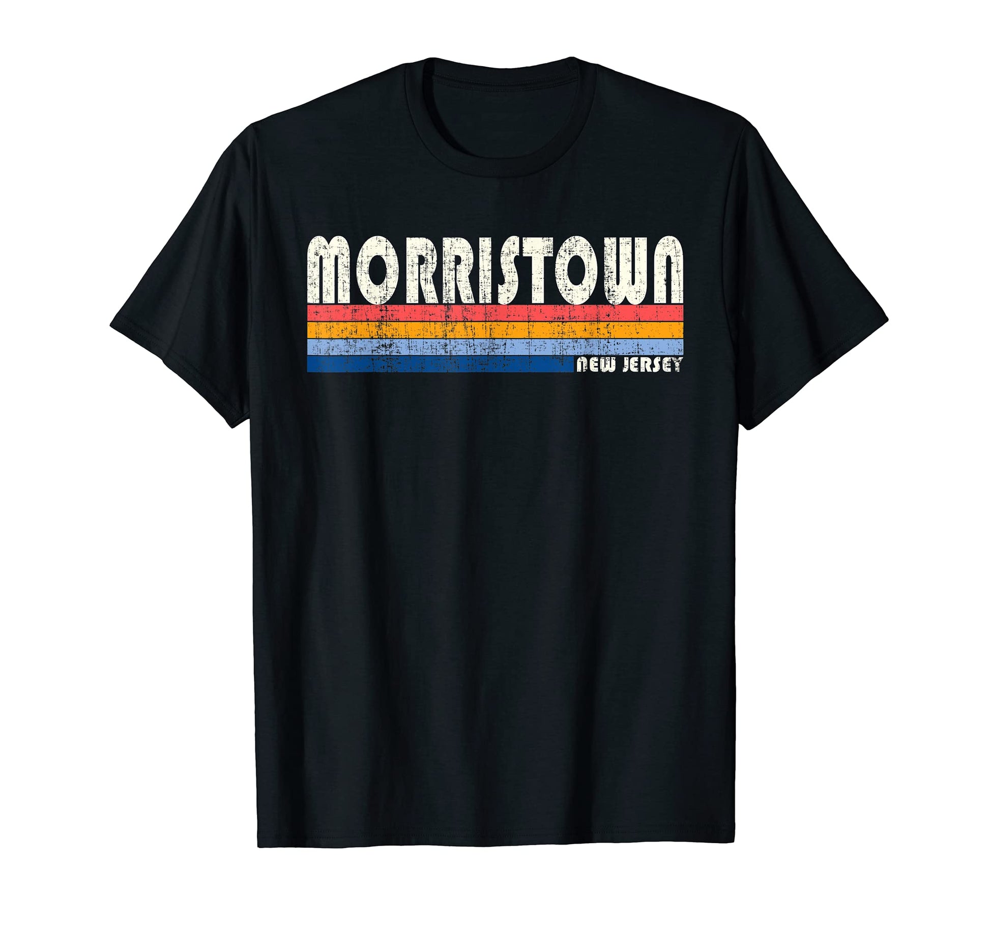 70S 80S Morristown Nj T-Shirt - Custom Art Print Unisex - T-Shirt, Sweatshirt, Hoodie