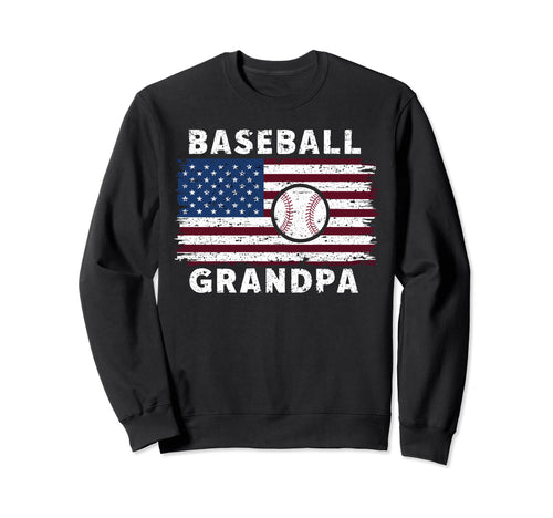 Baseball Grandpa Grandfather Gramps Sweatshirt - Trendy Graphic Men Women - T-Shirt, Sweatshirt, Hoodie