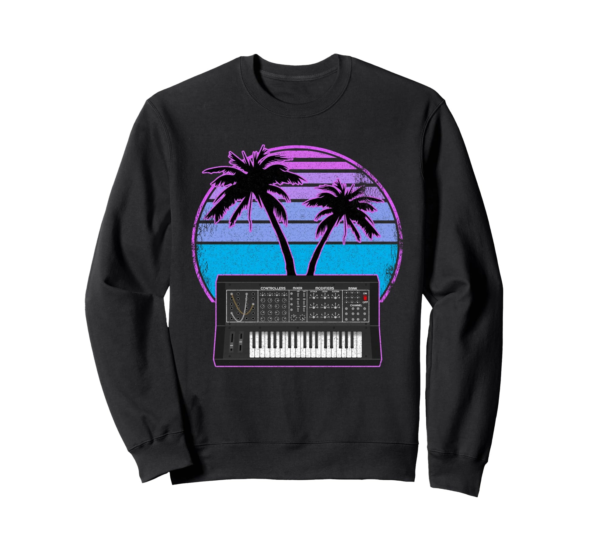 Synthwave Retrowave Pastel Goth Sweatshirt - Graphic Print for Adults - T-Shirt, Sweatshirt, Hoodie