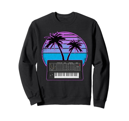 Synthwave Retrowave Pastel Goth Sweatshirt - Graphic Print for Adults - T-Shirt, Sweatshirt, Hoodie