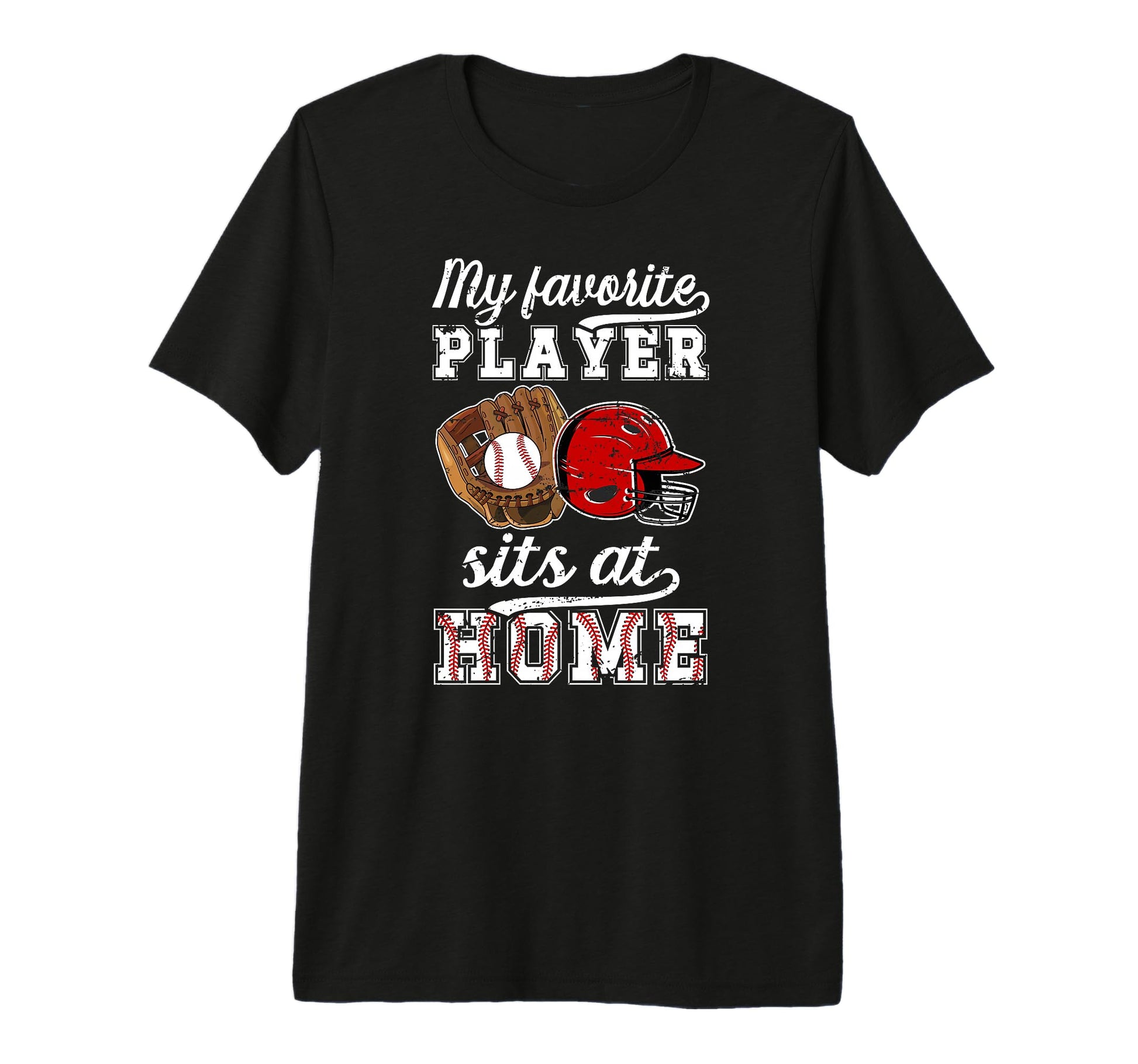 Home Baseball Catcher Aunt Baseball T-Shirt - Custom Art Print for Adults - T-Shirt, Sweatshirt, Hoodie