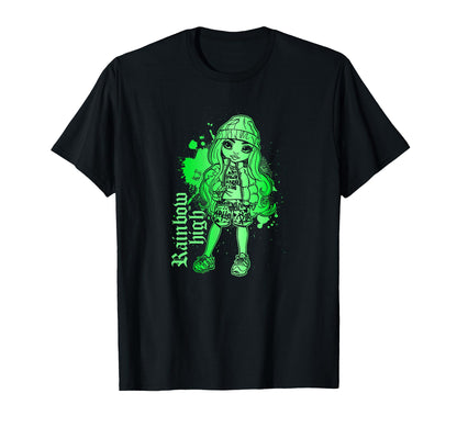 Rainbow High Jade Hunter Green Paint T-Shirt - Novelty Apparel Men Women - T-Shirt, Sweatshirt, Hoodie