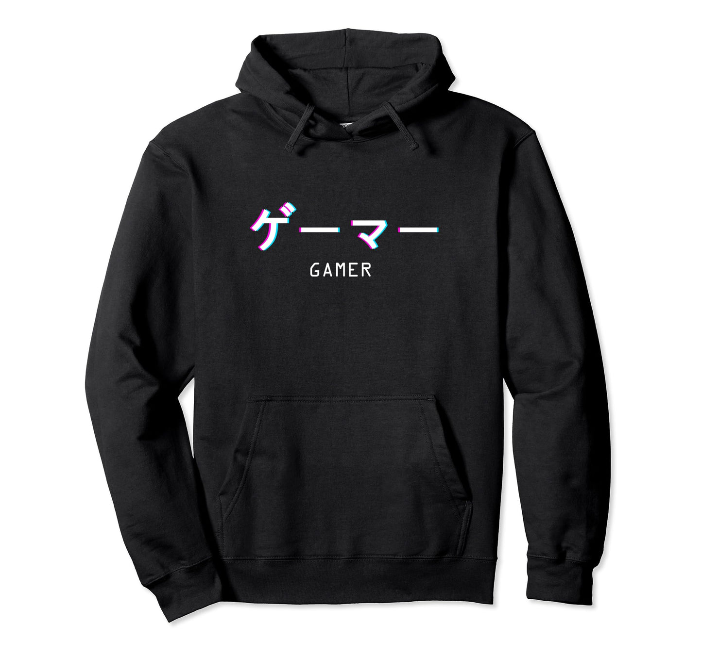 Aesthetic Gamer Gaming Japanese Text Hoodie - Casual Everyday Wear Unisex - T-Shirt, Sweatshirt, Hoodie