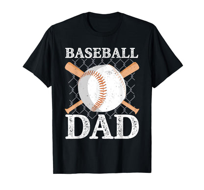 Fathers Day Baseball Dad Parent T-Shirt - Fun Novelty Design for Adults - T-Shirt, Sweatshirt, Hoodie