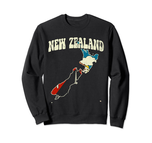 New Zealand Country Rainbow 70S Sweatshirt - Custom Art Print for Adults - T-Shirt, Sweatshirt, Hoodie