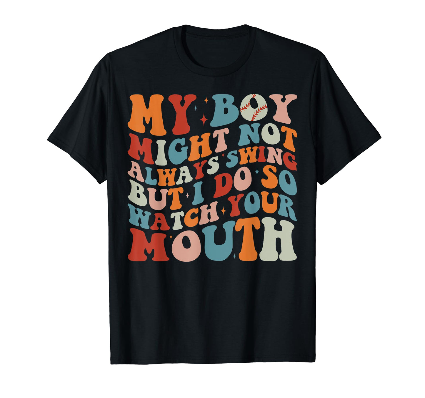 My Might Not Always Swing Groovy T-Shirt - Graphic Print for Adults - T-Shirt, Sweatshirt, Hoodie