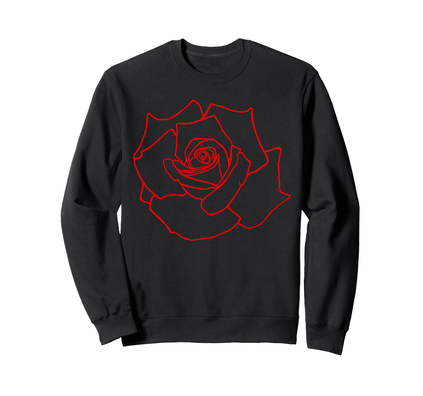 Red Roses Rosas True Love Sweatshirt - Custom Art Print Men Women - T-Shirt, Sweatshirt, Hoodie