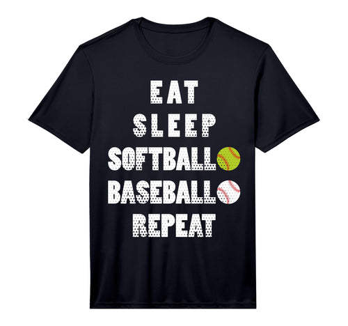 Mens Softball Baseball Repeat Ball Mom T-Shirt - Trendy Graphic Men Women - T-Shirt, Sweatshirt, Hoodie