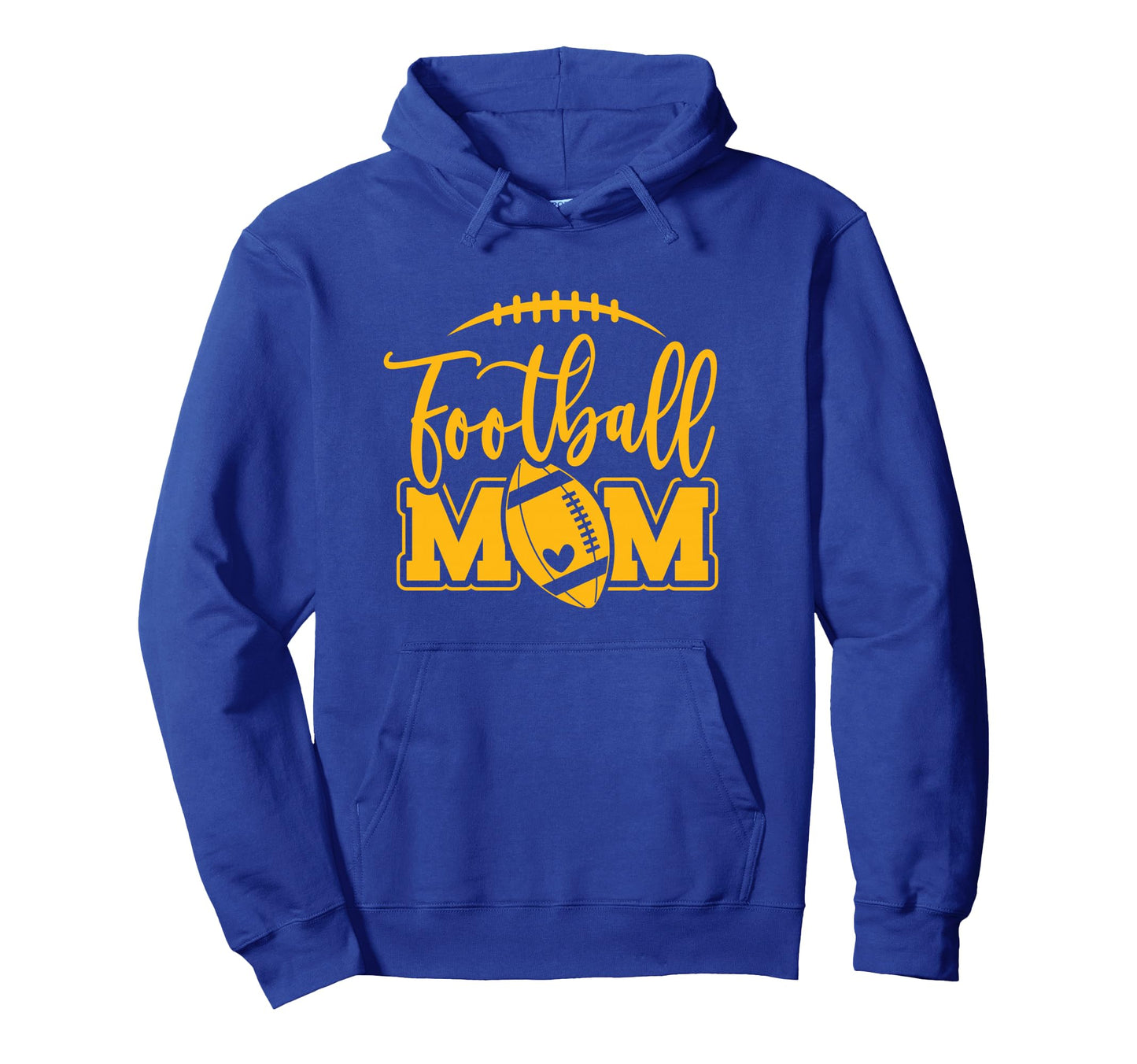 Game Day Blue And Yellow High School Hoodie - Streetwear Style Men Women - T-Shirt, Sweatshirt, Hoodie