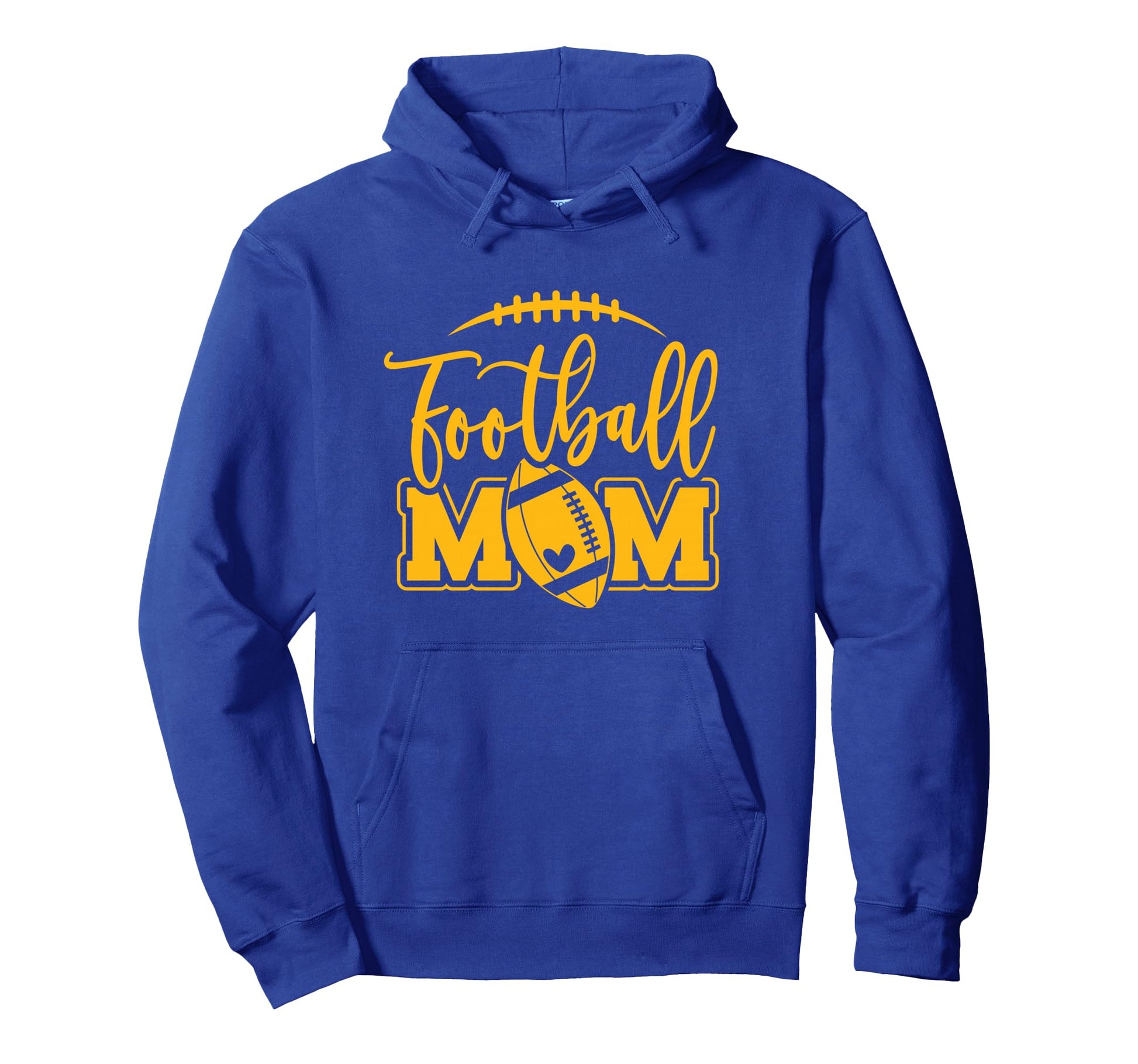 Game Day Blue And Yellow High School Hoodie - Streetwear Style Men Women - T-Shirt, Sweatshirt, Hoodie