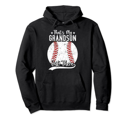 Thats My Grandson Out There Grandpa Hoodie - Aesthetic Graphic for Adults - T-Shirt, Sweatshirt, Hoodie