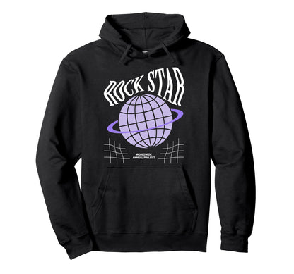Rock Star Aesthetic Edgy Streetwear Hoodie - Streetwear Style Men Women - T-Shirt, Sweatshirt, Hoodie