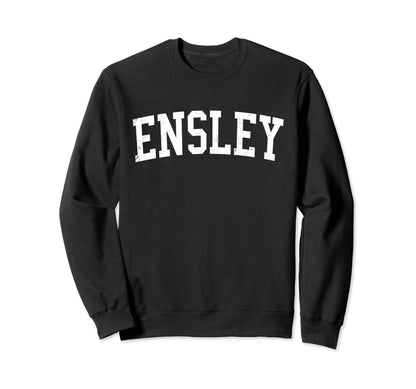 Ensley Fl Distressed White Sweatshirt - Casual Everyday Wear for Adults - T-Shirt, Sweatshirt, Hoodie