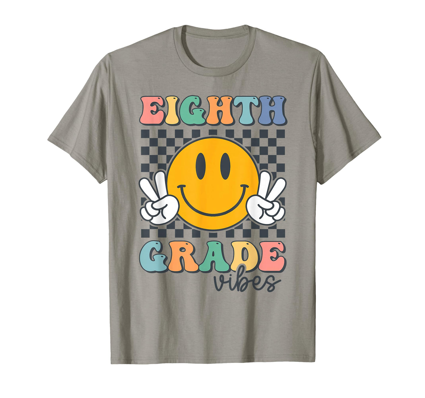 Eighth Grade Vibes Smile Back To T-Shirt - Custom Art Print Men Women - T-Shirt, Sweatshirt, Hoodie