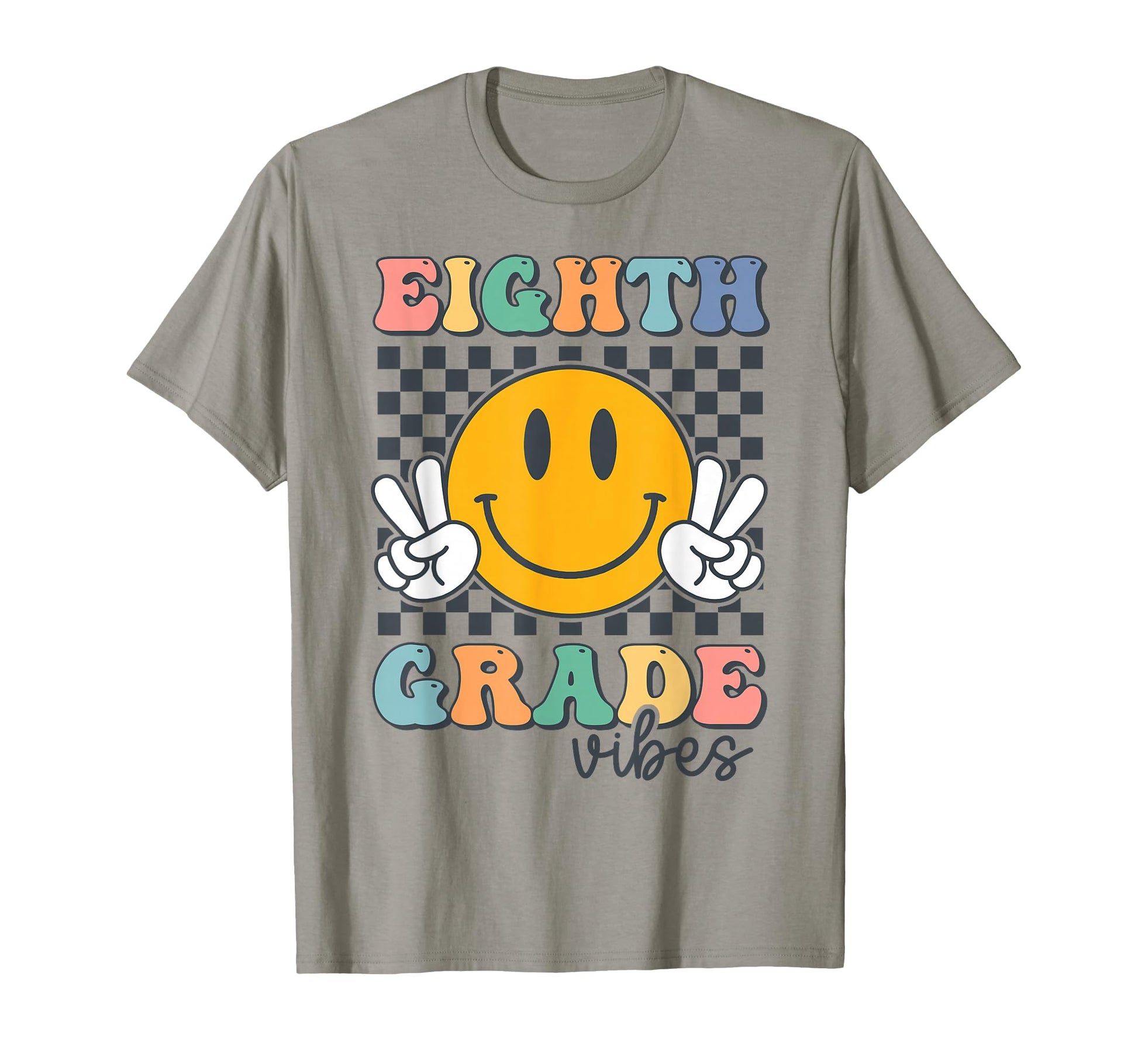 Eighth Grade Vibes Smile Back To T-Shirt - Custom Art Print Men Women - T-Shirt, Sweatshirt, Hoodie