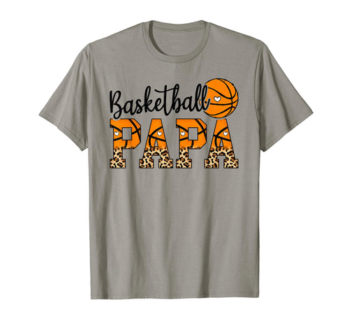 Baseball Papa Fathers Day Leopard T-Shirt - Aesthetic Graphic for Adults - T-Shirt, Sweatshirt, Hoodie