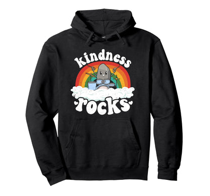Anti Bullying Rainbow Music Teacher Hoodie - Trendy Graphic Unisex - T-Shirt, Sweatshirt, Hoodie
