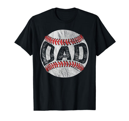 Dad Baseball Ball Fathers Day Baseball T-Shirt - Fun Novelty Design Unisex - T-Shirt, Sweatshirt, Hoodie