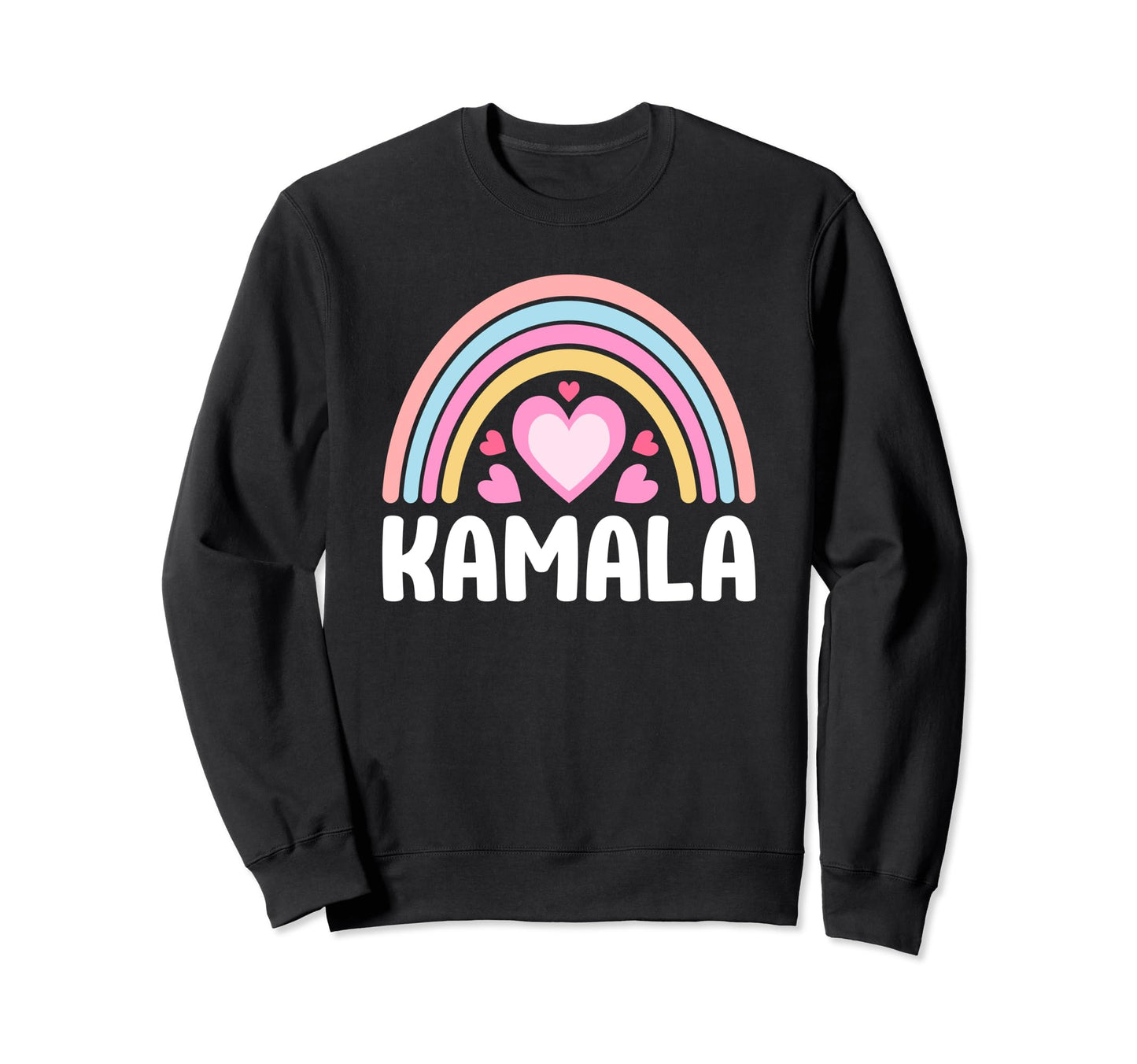Kamala Harris Rainbow Sweatshirt - Novelty Apparel Unisex - T-Shirt, Sweatshirt, Hoodie