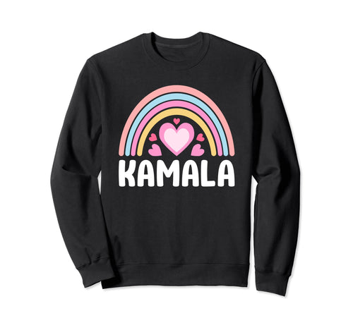 Kamala Harris Rainbow Sweatshirt - Novelty Apparel Unisex - T-Shirt, Sweatshirt, Hoodie