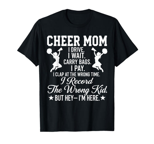 Cheer Mom Funny Mothers Day T-Shirt - Unique Graphic for Adults - T-Shirt, Sweatshirt, Hoodie