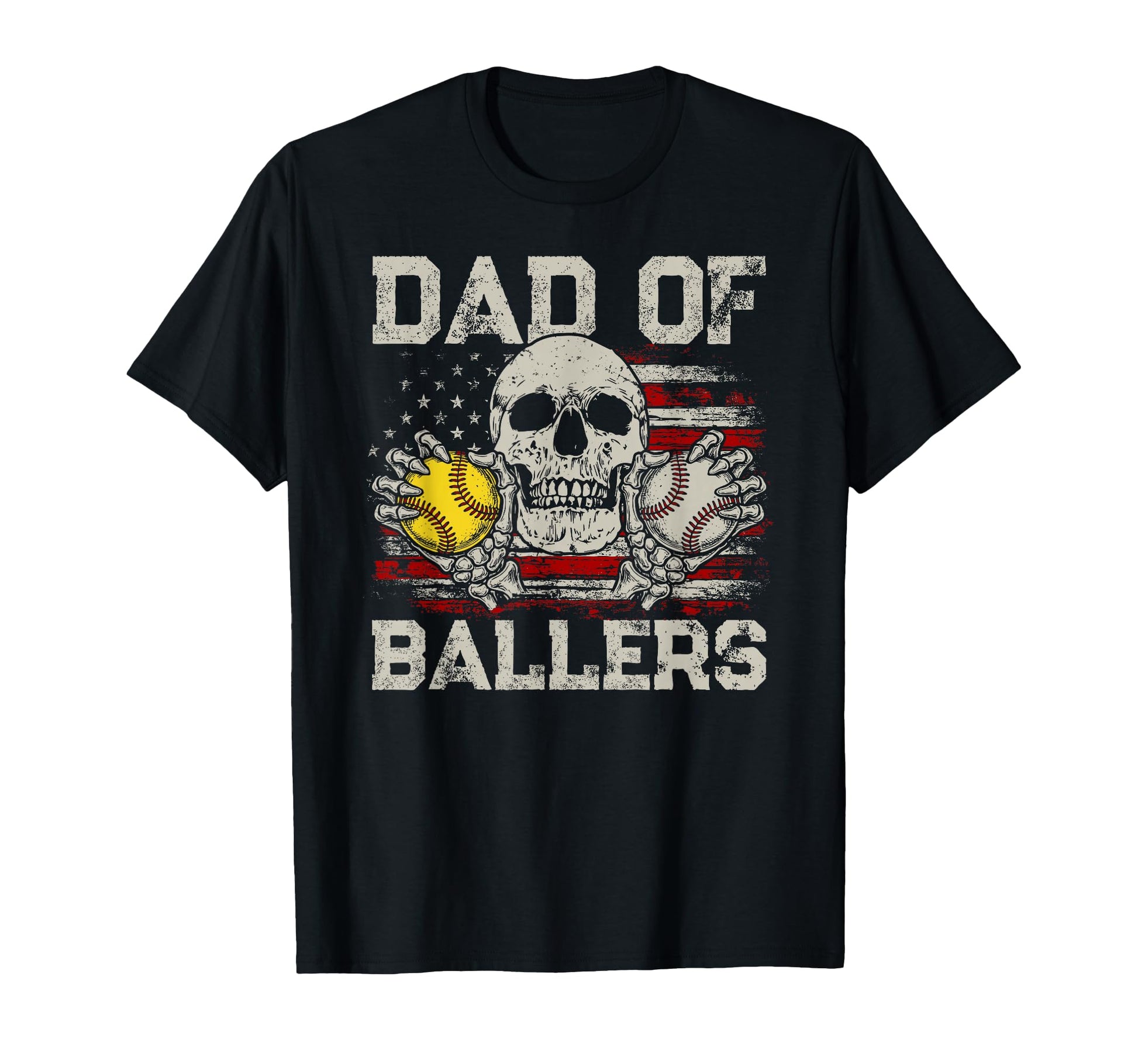 Dad Ballers Funny Daddy Baseball And T-Shirt - Trendy Graphic Men Women - T-Shirt, Sweatshirt, Hoodie