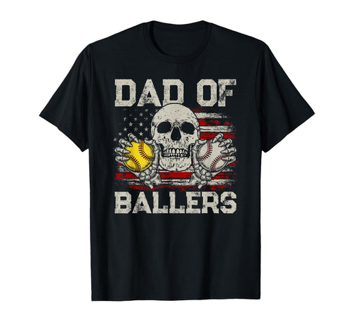 Dad Ballers Funny Daddy Baseball And T-Shirt - Trendy Graphic Men Women - T-Shirt, Sweatshirt, Hoodie