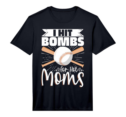 Mens I Hit Bombs Hot Moms Baseball T-Shirt - Streetwear Style Men Women - T-Shirt, Sweatshirt, Hoodie