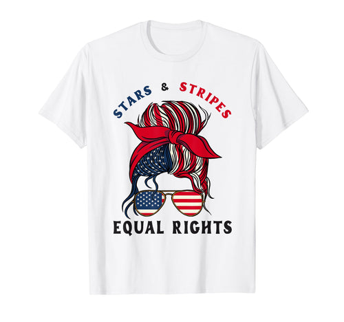 Patriotic 4Th July Messy Stars Stripes T-Shirt - Novelty Apparel Unisex - T-Shirt, Sweatshirt, Hoodie