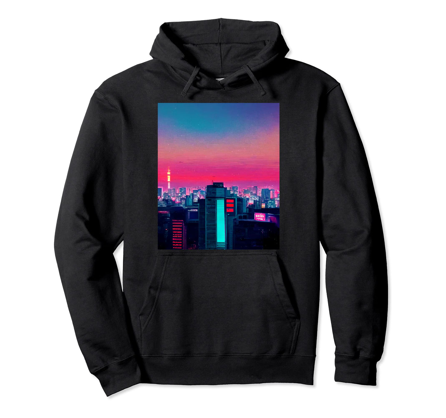 Japanese Vaporwave Asian Inspired 80S Hoodie - Trendy Graphic for Adults - T-Shirt, Sweatshirt, Hoodie
